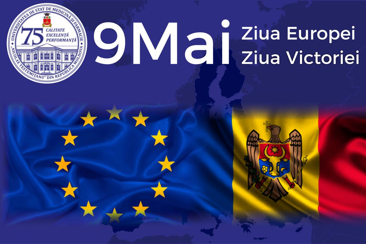 Felicitări cu Ziua Europei și Ziua Victoriei! Universitatea de Stat