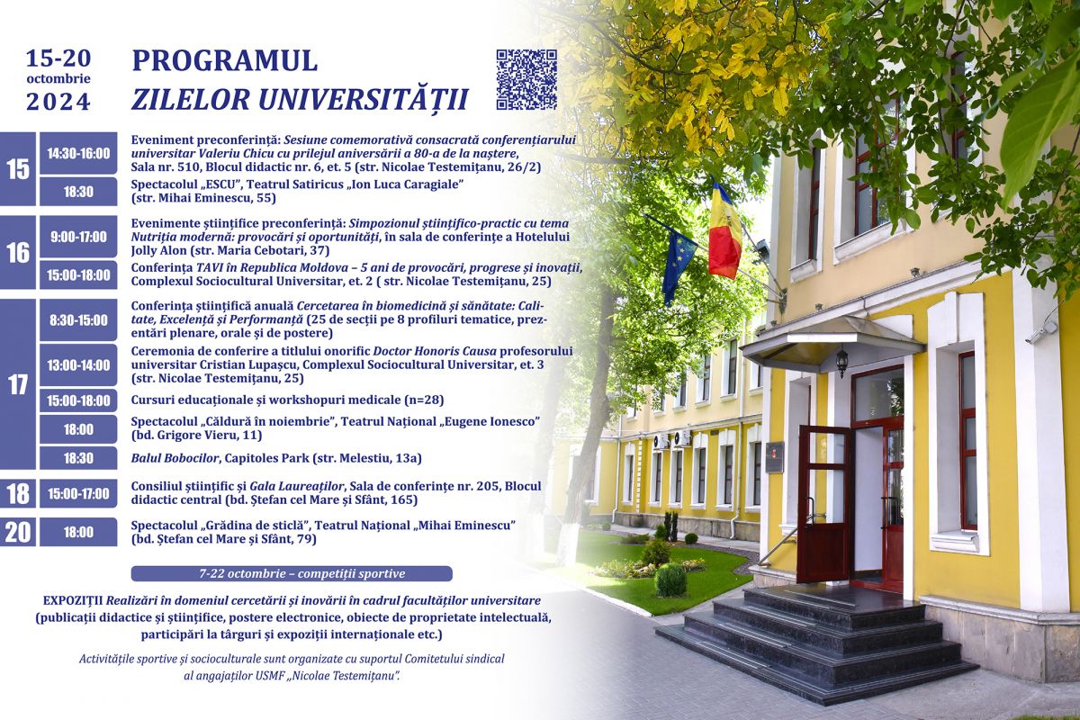 program zilele universitatii