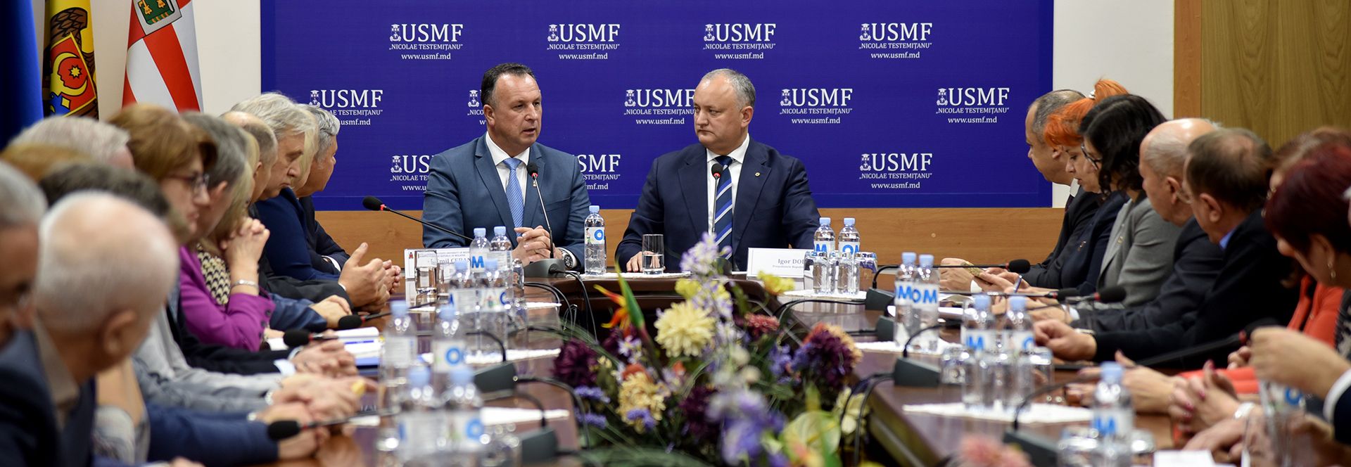 USMF „Nicolae Testemițanu” a fost vizitată de Președintele țării Igor Dodon