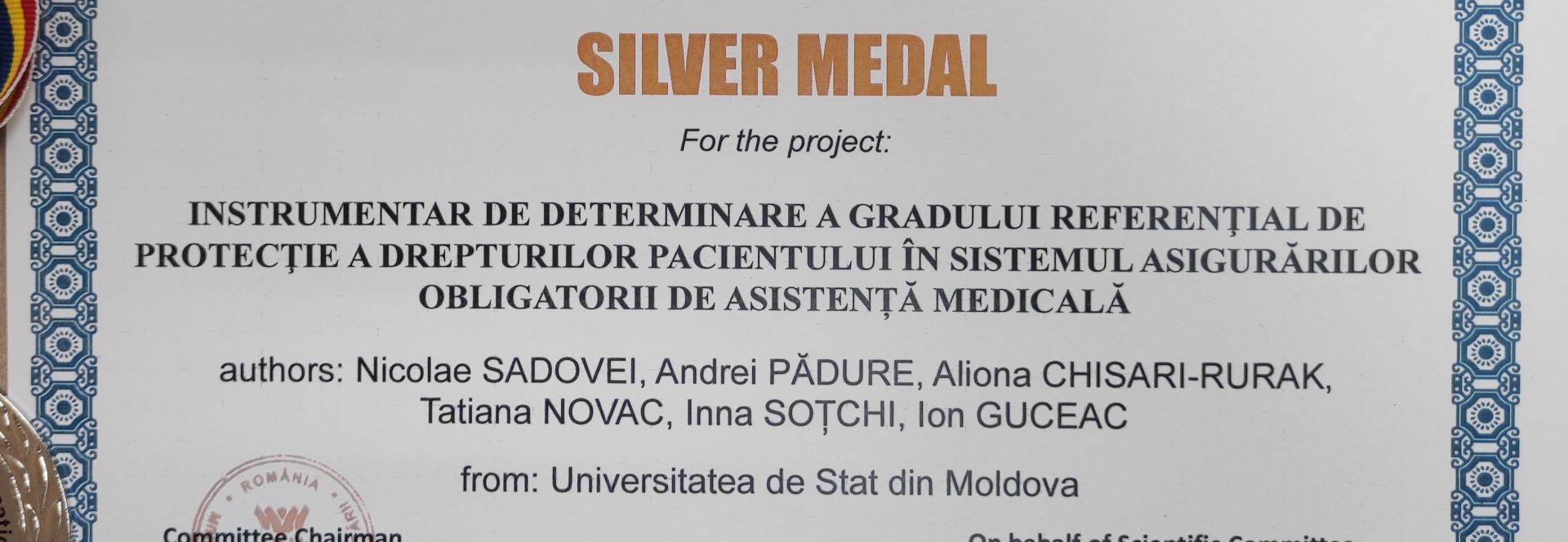 medalie de argint