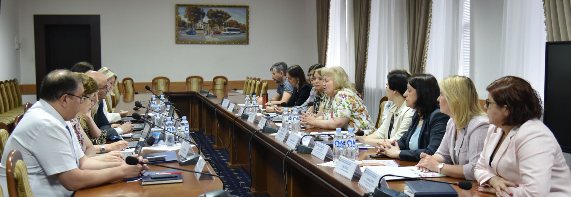O comisie a ANACEC în misiune de evaluare la USMF „Nicolae Testemițanu” 