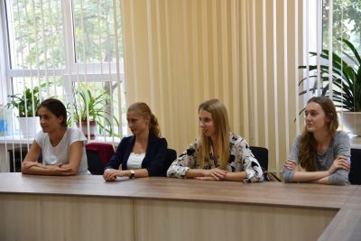 Studente poloneze în vizită la USMF ”Nicolae Testemițanu”