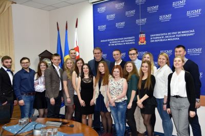 Studenți din Cernăuți la USMF ”Nicolae Testemițanu”