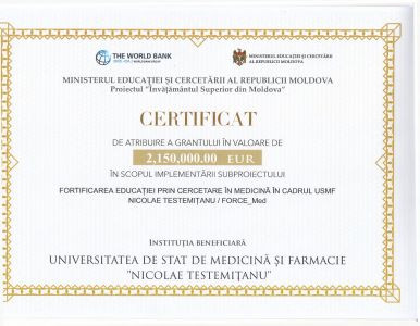 proiectul „Învățământul superior din Moldova”