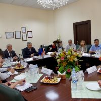 Ambasadorul României în Republica Moldova în vizită  la USMF „Nicolae Testemițanu”