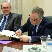 Ambasadorul Republicii Franceze în Republica Moldova în vizită la USMF „Nicolae Testemițanu”
